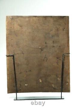 Antique Carved Polichrome Genuine Panel of Toraja House Wall #4 Tongkonan