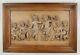 Antique Carved Wood Bas-relief Furniture Panel Plaque Cherubs Putti Dancing