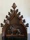 Antique Carved Wood Church Religious Panel May Peace Be With You