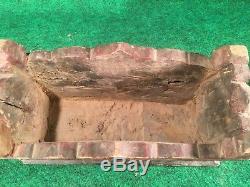 Antique Chinese Buddhist Offering Altar Shrine Carved Wood Panel High Detail #C