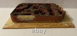 Antique Chinese Carved Wooden Panel Fragment