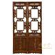 Antique Chinese Carved Wooden Window Panels Wall Arts A Pair