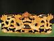 Antique Chinese Qing Dynasty Hand Carved Architectual Panel Dragons & Pearl Of