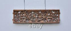 Antique Chinese Wood Carving / Carved Panel, Qing Dynasty, 19th c