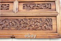 Antique Finely Carved Chinese Panel