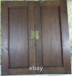 Antique French A Pair of Solid Walnut Carved Wood Door Panel Renaissance Style