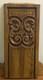 Antique French Art Nouveau Provençal Hand-carved Solid Wood Panels 16.5 X 8.5