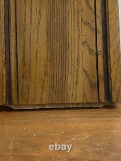 Antique French Art Nouveau Provençal Hand-Carved Solid Wood Panels 16.5 X 8.5