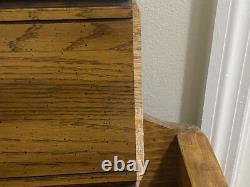 Antique French Art Nouveau Provençal Hand-Carved Solid Wood Panels 16.5 X 8.5