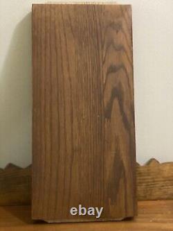 Antique French Art Nouveau Provençal Hand-Carved Solid Wood Panels 16.5 X 8.5
