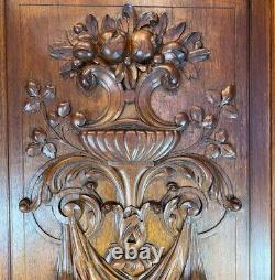 Antique French Carved Country French Walnut Panel, Cabinet or Furniture, Plaque