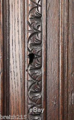 Antique French Carved Wood Architectural Panel Door hunting