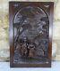 Antique French Deep Carved Architectural Panel Door Solid Walnut Wood A Couple