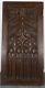 Antique French Gothic Revival Panel Carved Oak Wood Salvage Fleur De Lys