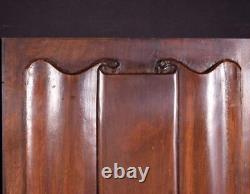 Antique French Gothic Revival Panels in Solid Walnut Wood withLinen Fold Carvings