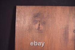 Antique French Gothic Revival Panels in Solid Walnut Wood withLinen Fold Carvings