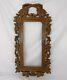 Antique French Hand Carved Oak Wood Openwork Panel/frame Black Forest Mirror