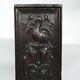 Antique French Hand Carved Wooden Panel, Pelican, Birds & Dolphins
