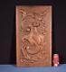 Antique French Highly Carved Panel In Oak Wood Salvage
