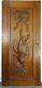 Antique French Hunting Style Carved Panel/door Solid Oak Wood With Bird