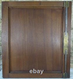 Antique French Large Carved Architectural Walnut Wood Panel Door Renaissance- 2