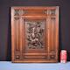 Antique French Panel In Solid Walnut Wood Highly Carved