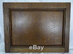 Antique French Solid Oak Carved Wood Door Church Decor Gothic Panel Angel