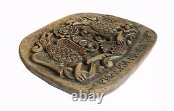 Antique Hand Carved Wood Birds Wall Panel Rila Monastery Architectural Salvage