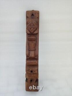 Antique Hand Carved Wood Bracket Old Floral Carving Wood Wall Panel