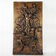 Antique Hand Carved Wood Relief Panel Descent Christ From The Cross Altar Piece