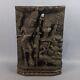 Antique High Relief Carved Wood A Hand Panel Sculpture India First'900