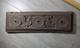 Antique Indian Ornate Carved Wood Wall Door Panel Plaque Peacock