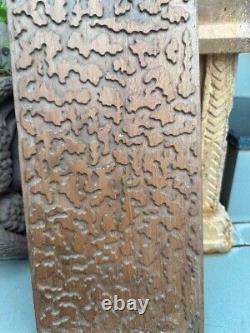 Antique Old Wooden Hand Carved Carved Beautiful Wall Hanging Panel