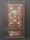Antique Panel Carved Wooden Chinese, Inlay Mother-of-pearl