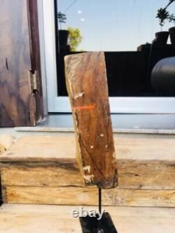Antique Rare Wood Fine Hand Carved Wild Animal Figure Rare Panel