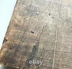 Antique Spanish Colonial Baroque Carved Wood Panel, Rustic Primitive Decor 12