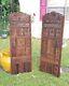 Antique Teak Wood Carved Panels 48 X 16 Leafs And Grapes With Removable Top