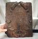 Antique Very Old Carved Wood Panel With Coat Of Arms 56168