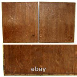 Antique Victorian Carved Oak 21 Furniture or Cabinet Door Panel PAIR, Plaque
