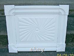 Antique Victorian Carved Wood Door Panel Gingerbread Architectural Trim Vintage