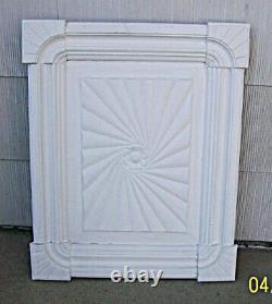 Antique Victorian Carved Wood Door Panel Gingerbread Architectural Trim Vintage