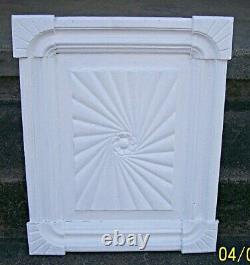 Antique Victorian Carved Wood Door Panel Gingerbread Architectural Trim Vintage