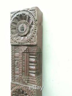 Antique Wall Panel Door Beam Wooden Hand carved panel Ancient Estate Home Decor