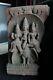 Antique Wooden Carving Religious 1900 Panel Wood Figure Rare Collectible Murti