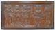 Antique Wooden Tribal Musicians Decorative Carving Panel Original Hand Carved