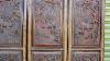 Antiques Door Panels Screen Six Fine Carving Set Y524s