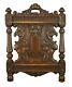 Architectural 19th. C French Carved Oak Wood Wall Panel Of Griffin Chimera 3