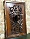 Architectural Salvage Gothic Figure Panel Antique French Wood Carving Paneling