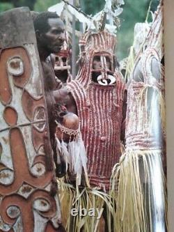 Asmat Wood Story Board Panel 31 inch Carved Primitive Sculpture Papua Fine Art