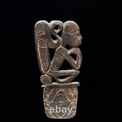 Asmat Wood Story Board Panel Tribal Carved Papua New Guinea Sculpture Fine Art